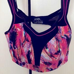 Panache Full-Busted Underwire Sports Bra - NWOT 
Style 5021 Galaxy Print - 40DD